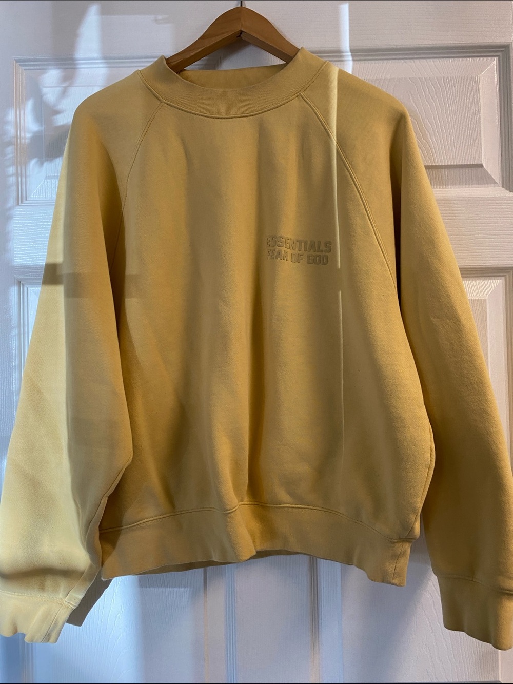 Women’s Fear of God Yellow Crewneck Sweatshirt
